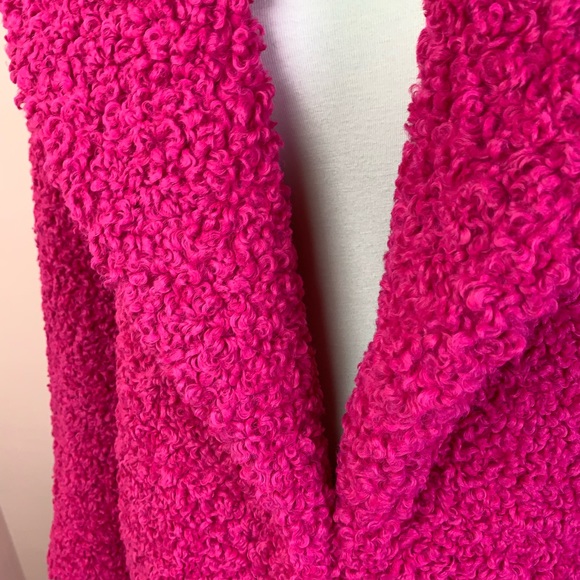 New! ALICE + OLIVIA Oversized Sherpa Teddy Coat - Picture 3 of 8